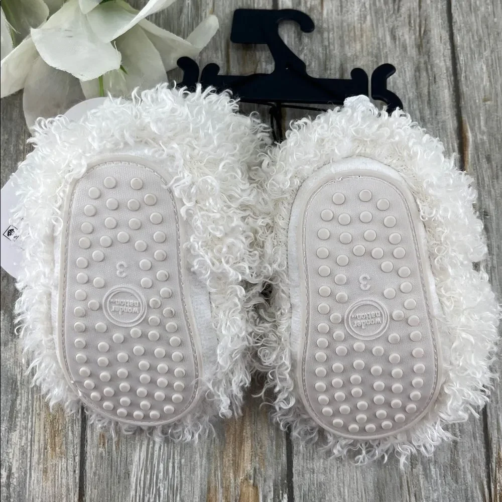 Baby Girls Llama Bootie Slippers Shoes Size 3